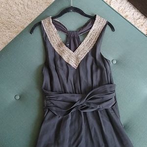 Theory Silk Pocket Jeweled Dress